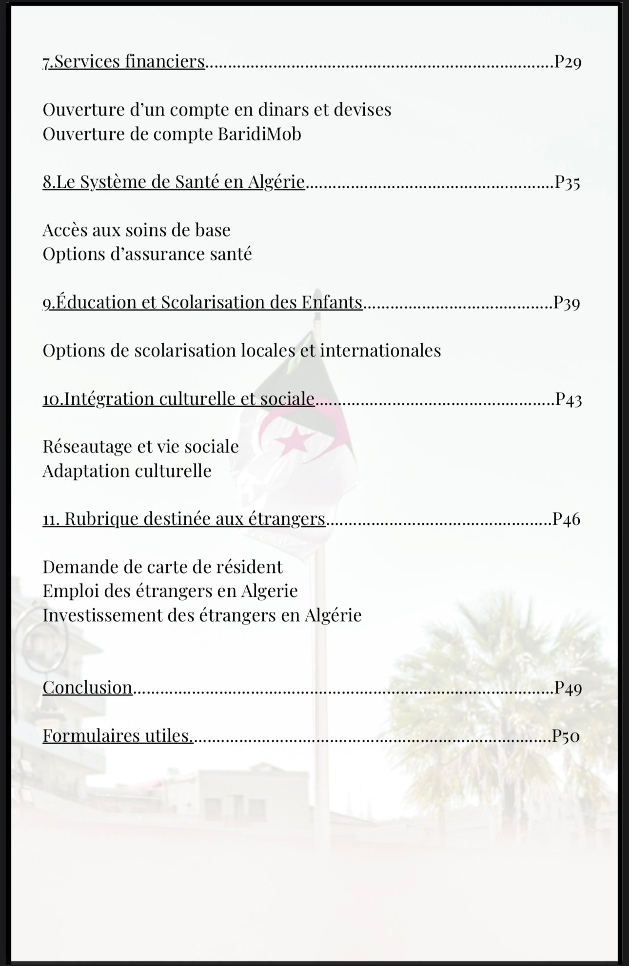 S’installer en Algérie