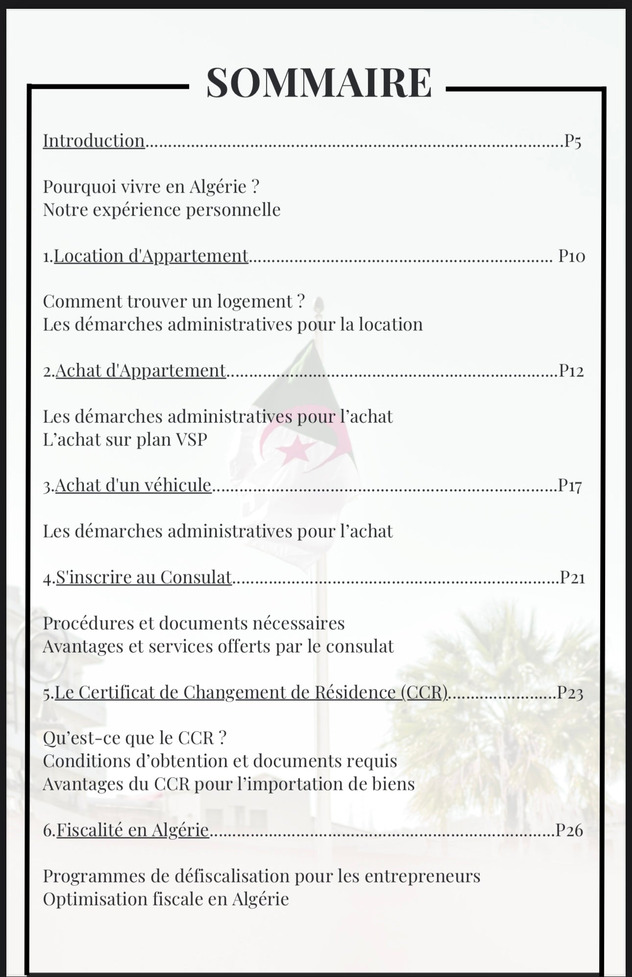 S’installer en Algérie