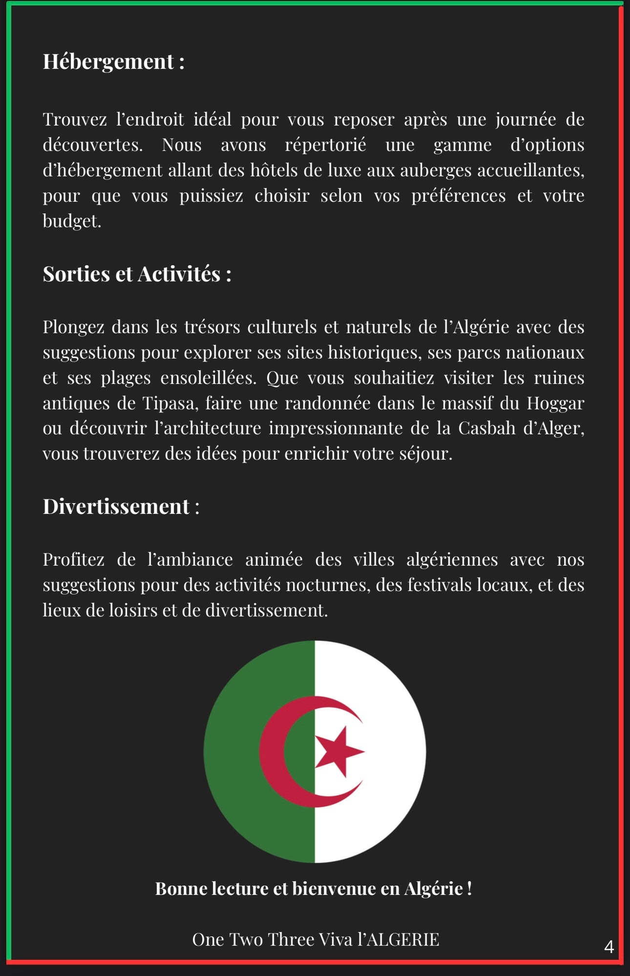 Où sortir en Algérie ?